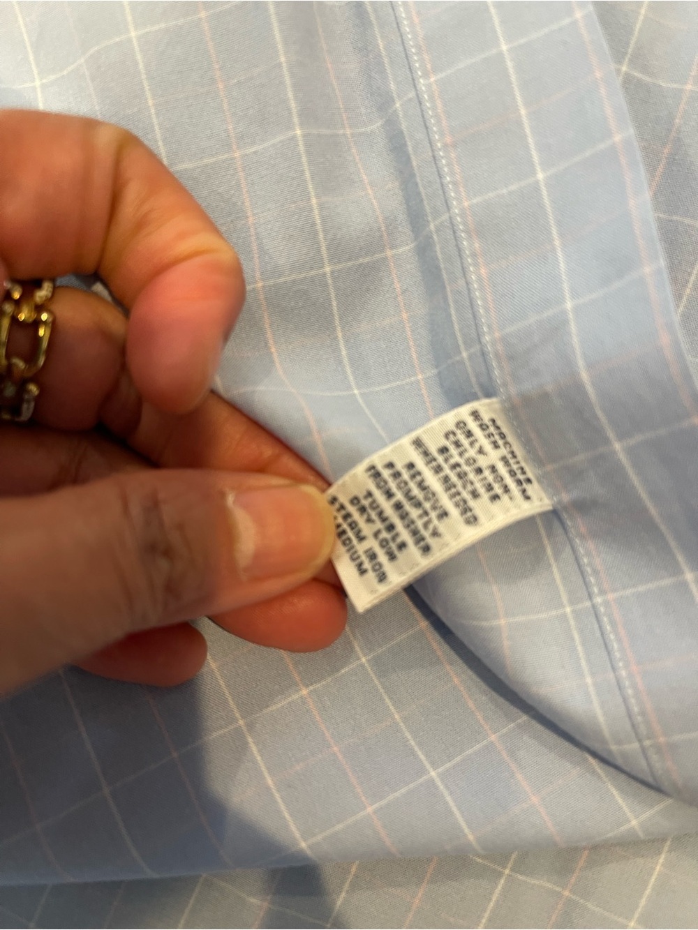 RALPH LAUREN Men's Yarmouth Plaid Dress Shirt Size 16 1/2  36/37 - Picture 8 of 9
